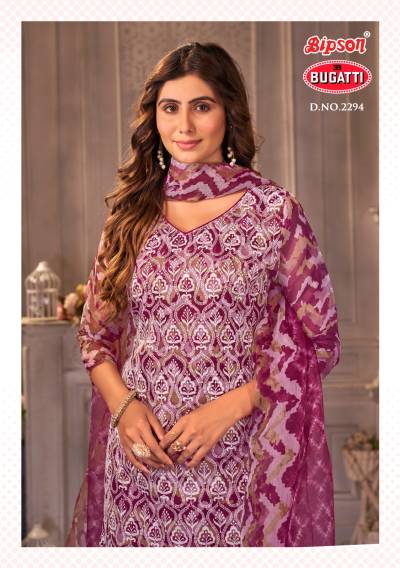 Bugatti 2294 By Bipson Fancy Organza Salwar Kameez Collection